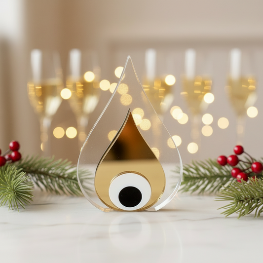 🤍✨Επιτραπέζιο γούρι μικρή σταγόνα με μάτι