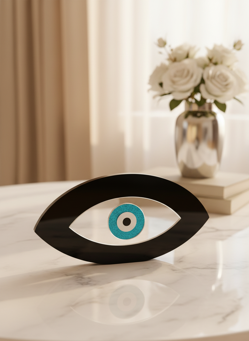 Επιτραπέζιο γούρι μάτι plexiglass σε βάση για χονδρική – So Cute by Dimi
