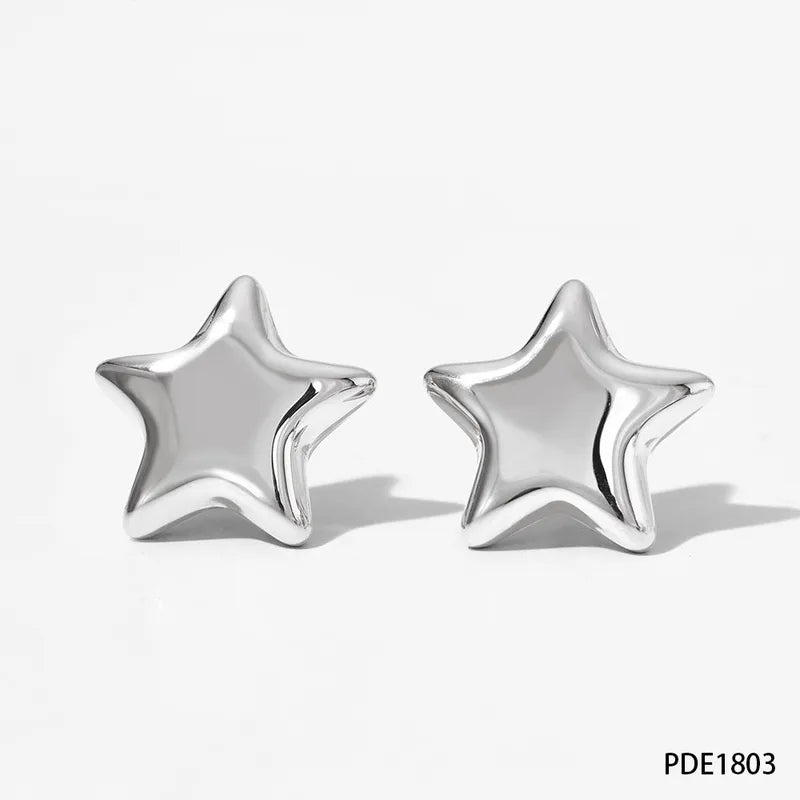 304 Stainless Steel Star Necklace