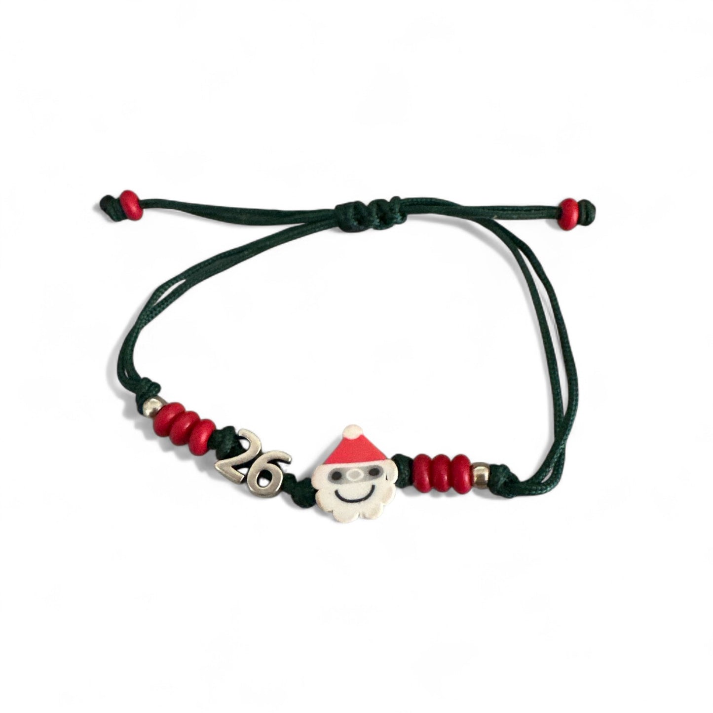 Παιδικό βραχιόλι γούρι 2026 με Άγιο Βασίλη & μεταλλικό 26 – So Cute by Dimi Wholesale