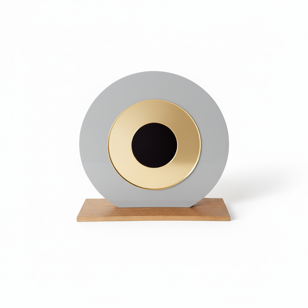 🤍✨Επιτραπέζιο Διακοσμητικό Μάτι από Πλεξιγκλάς & Καθρέφτη