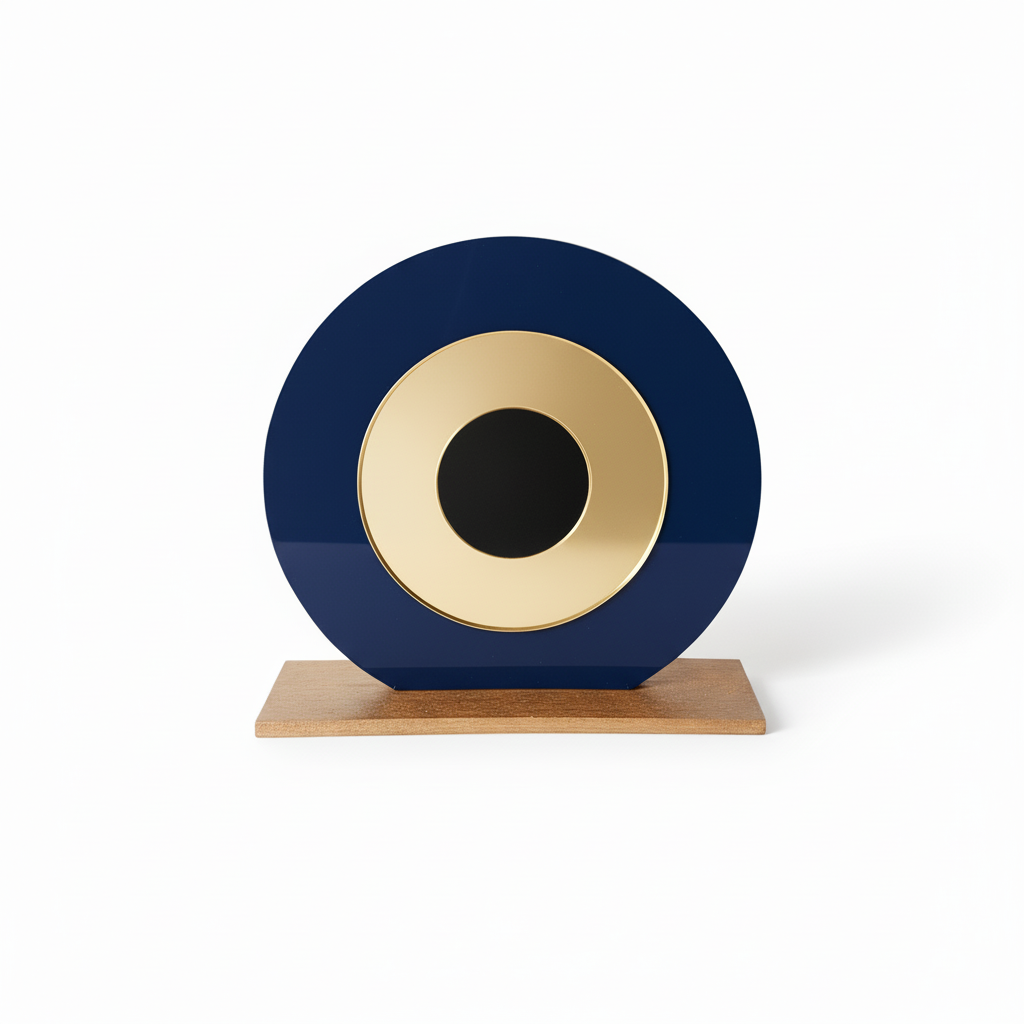 🤍✨Επιτραπέζιο Διακοσμητικό Μάτι από Πλεξιγκλάς & Καθρέφτη