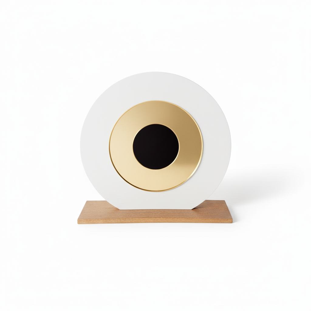 🤍✨Επιτραπέζιο Διακοσμητικό Μάτι από Πλεξιγκλάς & Καθρέφτη