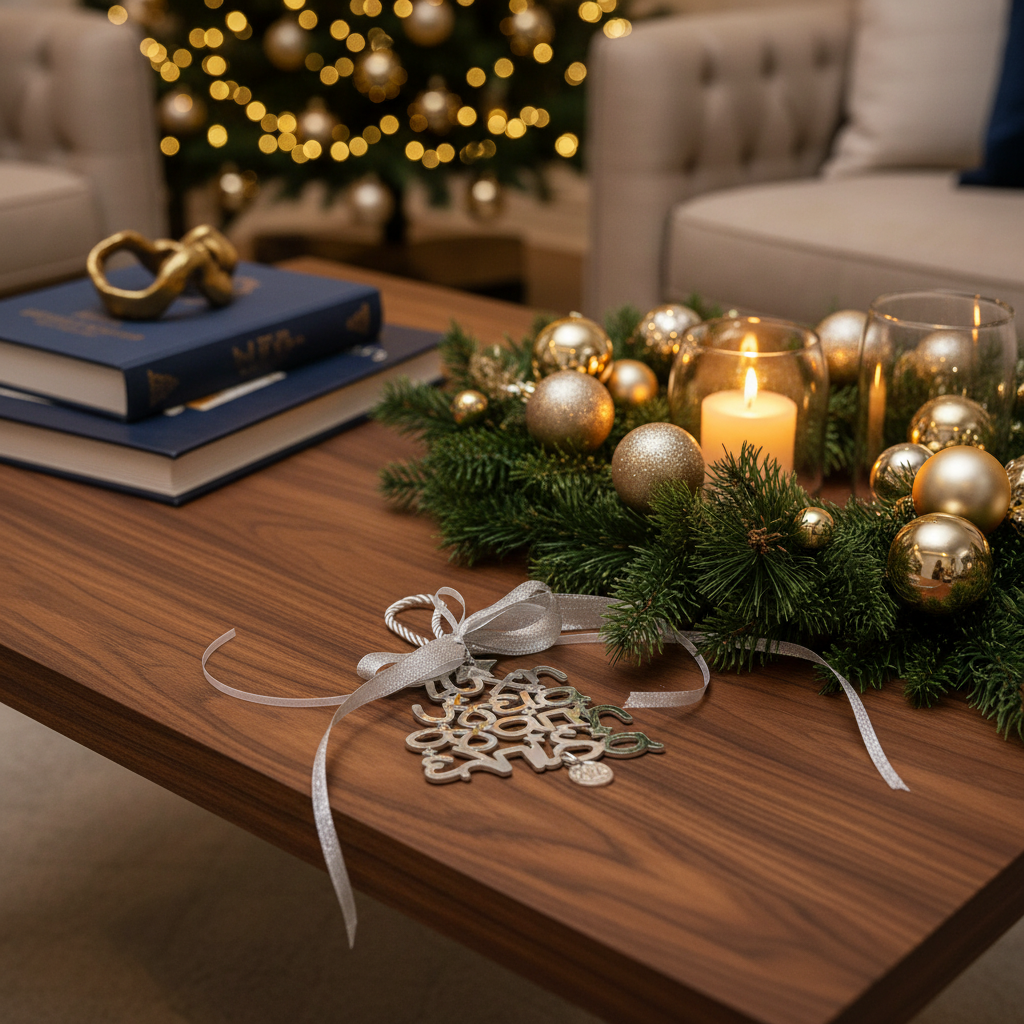 Χειροποίητο γούρι Δέντρο Ευχών από πλεξιγκλάς καθρέφτη με πέρλες – So Cute by Dimi – κωδ. 4-507-0885