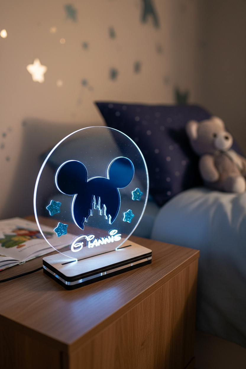 LED φωτιστικό επιτραπέζιο, Μίκυ,χονδρική So Cute by Dimi