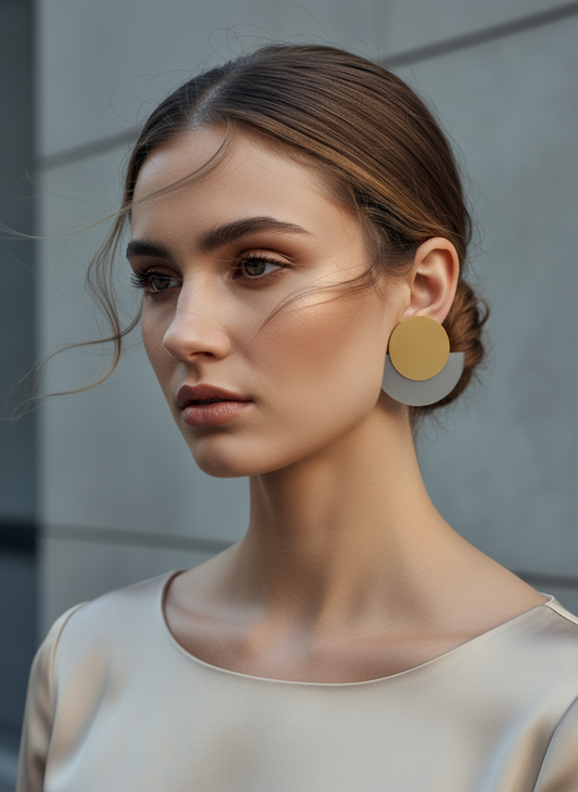 🤍✨ KATE EARRINGS – Geometric Statement Bestseller 💎