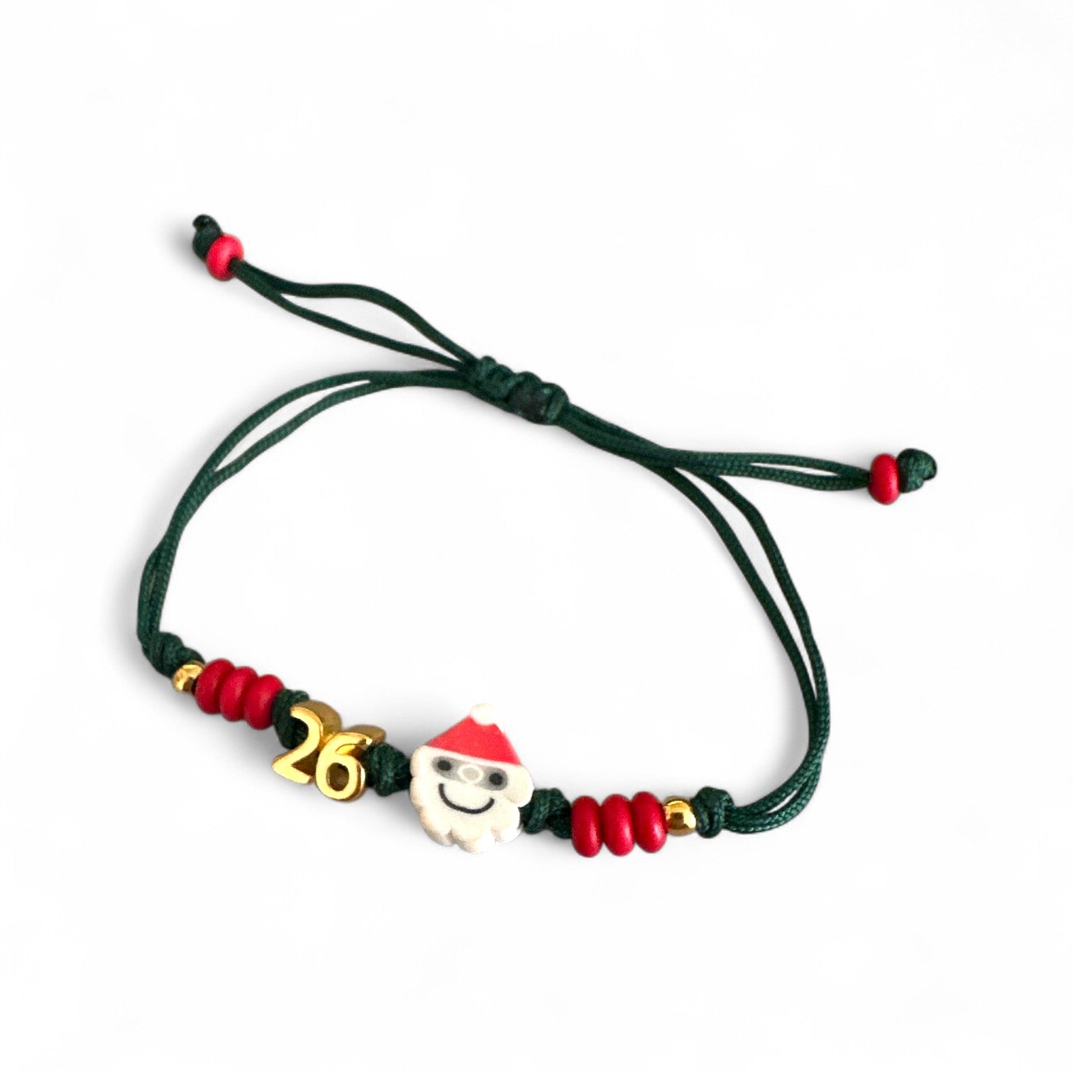 Παιδικό βραχιόλι γούρι 2026 με Άγιο Βασίλη & μεταλλικό 26 – So Cute by Dimi Wholesale