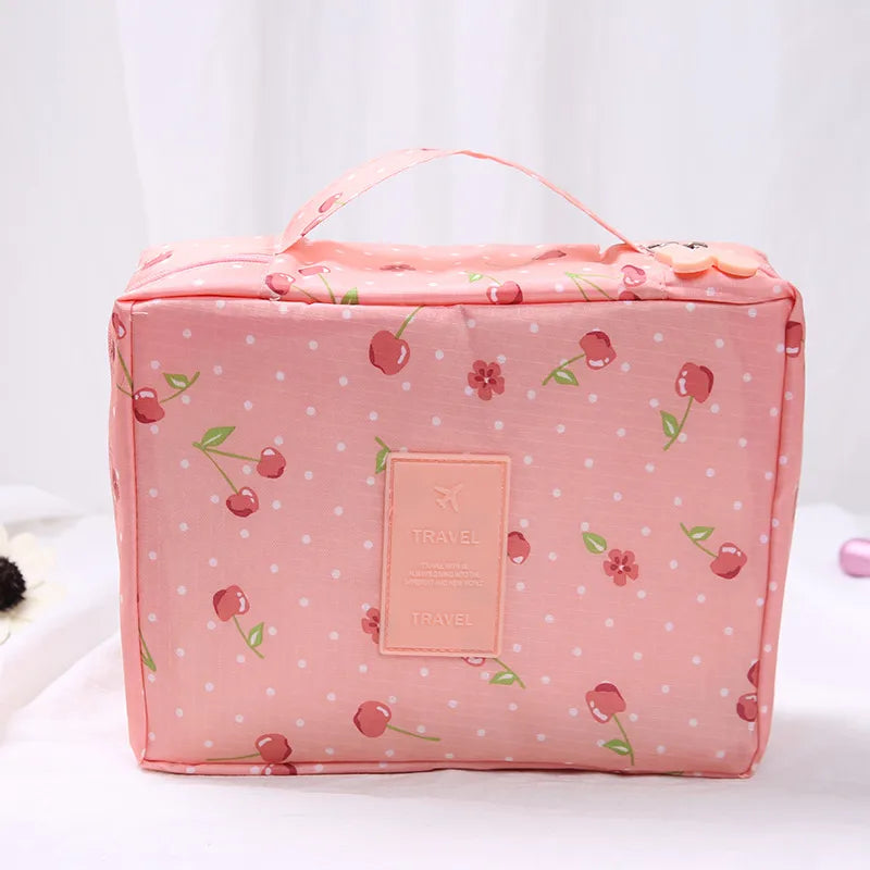 Casual Cherry Polyester Makeup Bags &amp; Storage, πακέτο των 2 