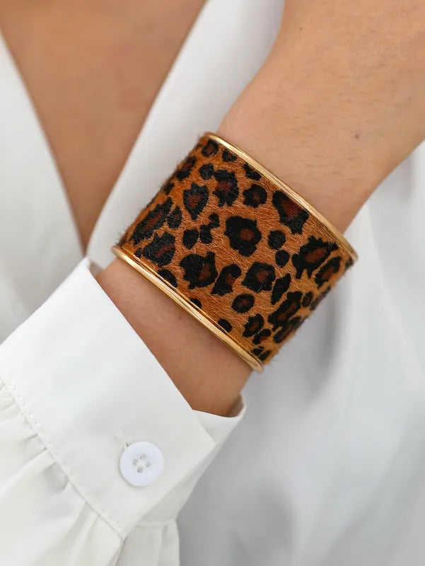 Casual Simple Style Leopard Zinc Alloy Bangle