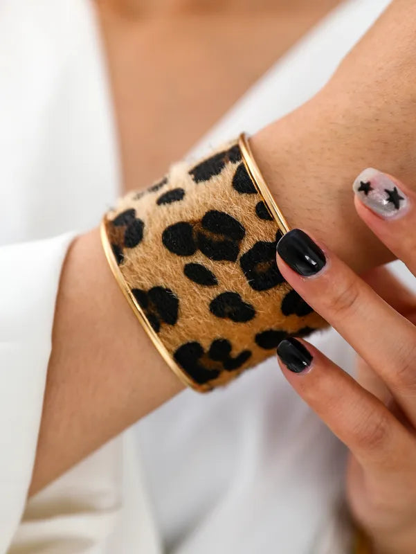 Casual Simple Style Leopard Zinc Alloy Bangle