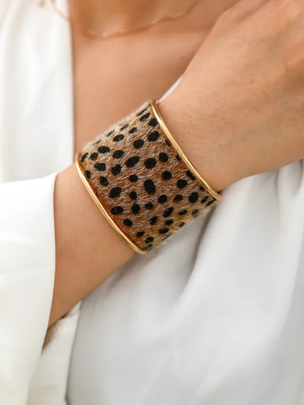 Casual Simple Style Leopard Zinc Alloy Bangle