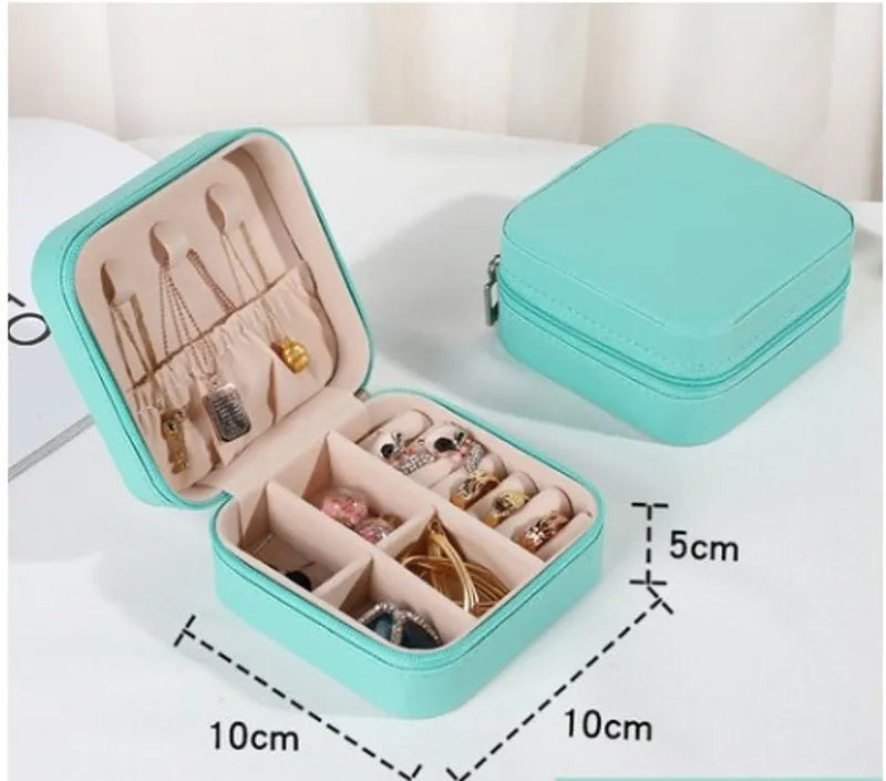Classic Style Solid Color Pu Leather Wholesale Jewelry Boxes