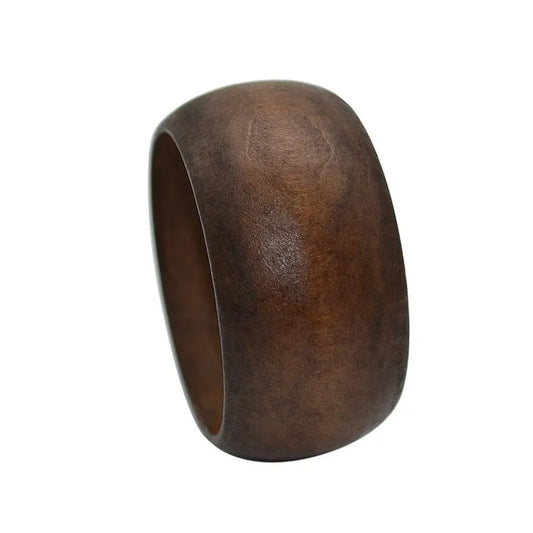 Wide Wood Bangle