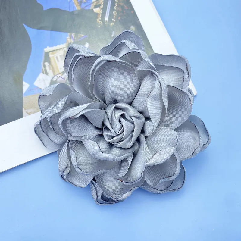 Κομψό Flower Satin Unisex Corsage, συσκευασία των 6 