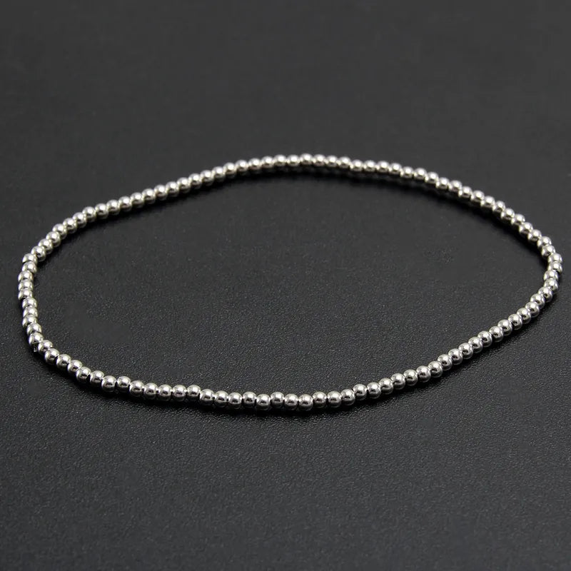 Round Stainless Steel Bracelets