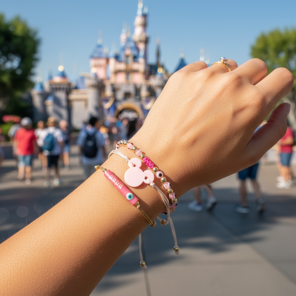 Χειροποίητο βραχιόλι με όνομα και μάτι σμάλτο – Μαμά, Θεία, Νονά, Γιαγιά – So Cute by Dimi