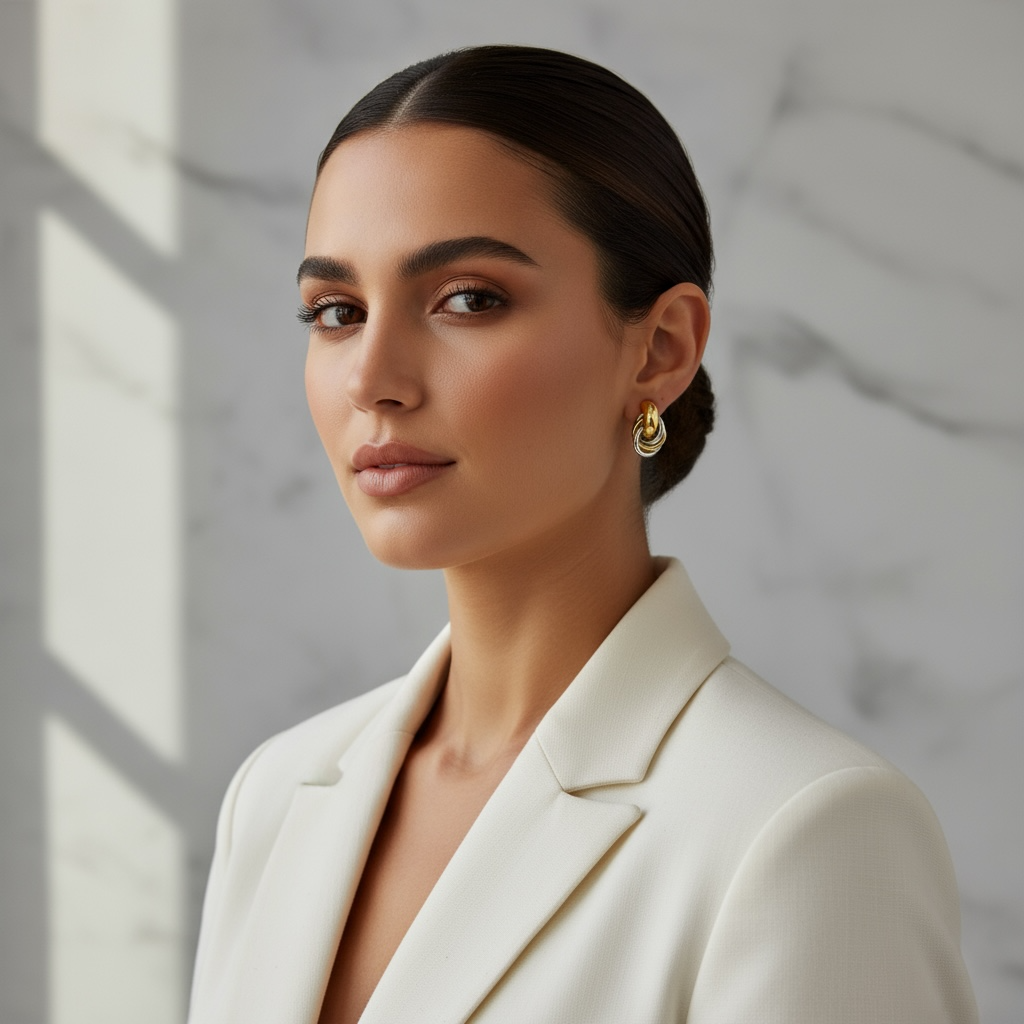 Ατσάλινα σκουλαρίκια με σχέδιο κόμπου – So Cute by Dimi χονδρική