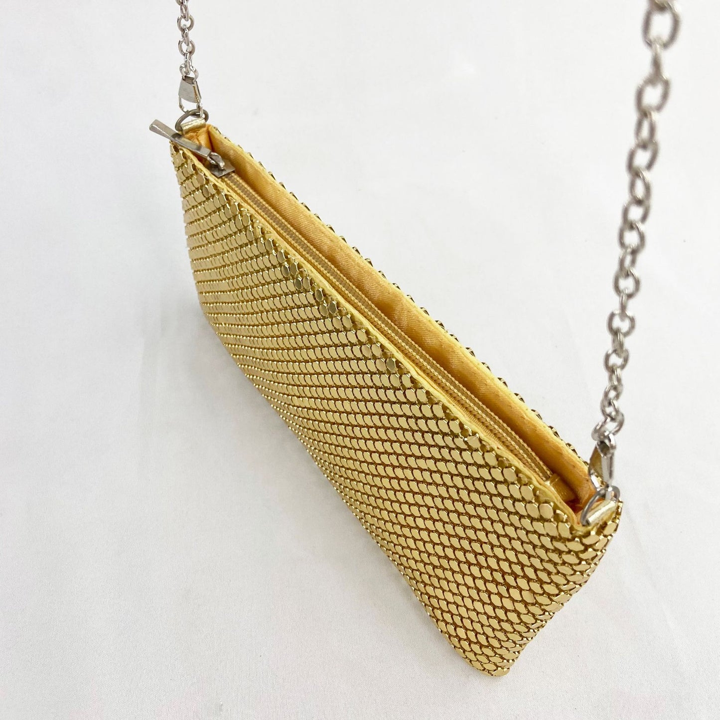 Metal Geometric Solid Color Square Evening Bags