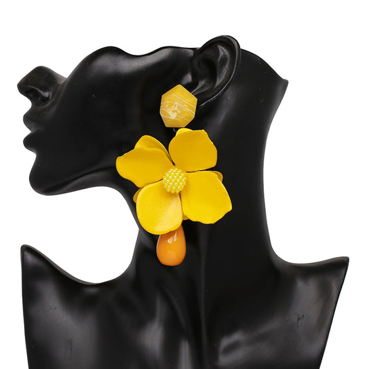 Elegant Sweet Water Droplets Flower Earrings