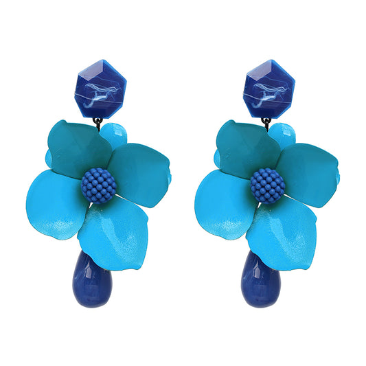 Elegant Sweet Water Droplets Flower Earrings