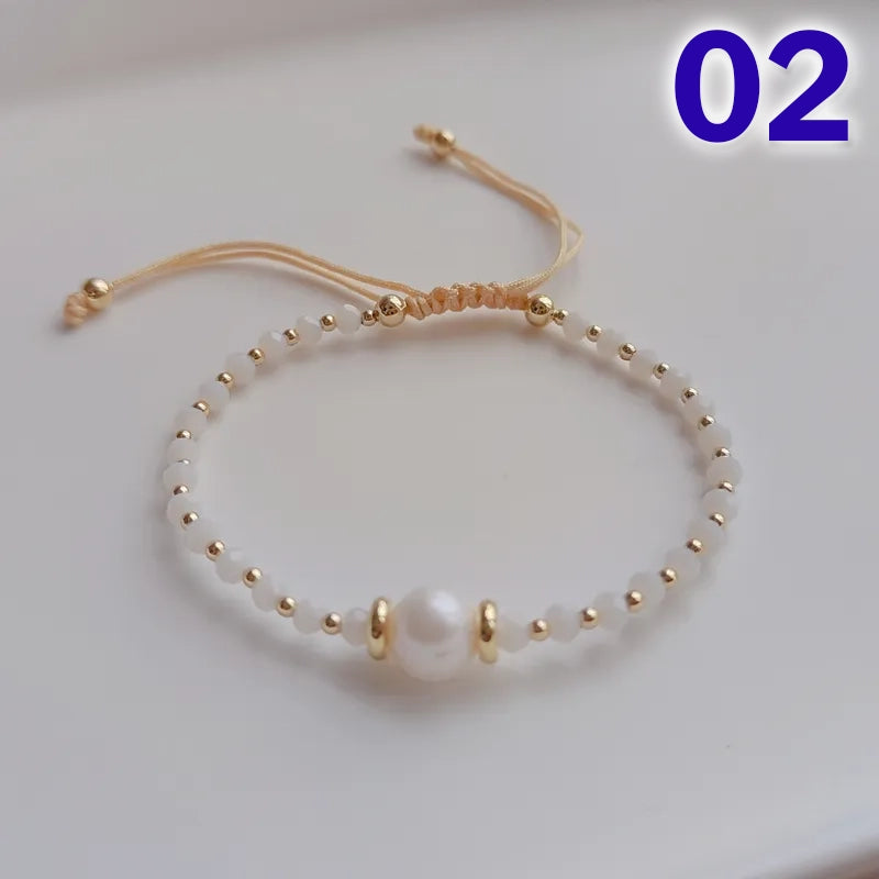 Fashion Smile Face Pearl Wholesale Bracelets