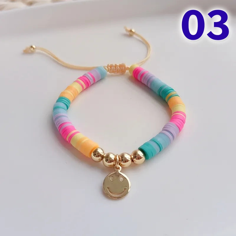 Fashion Smile Face Pearl Wholesale Bracelets