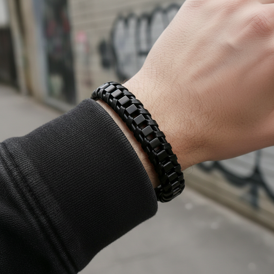 Δερμάτινο βραχιόλι με ατσάλι και μαγνητικό κούμπωμα – 3 μεγέθη & 3 χρώματα – So Cute by Dimi