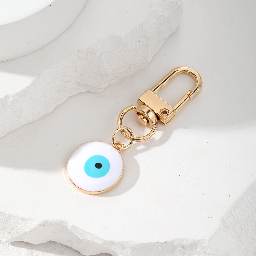 Cute Simple Style Evil Eye Alloy Keychain