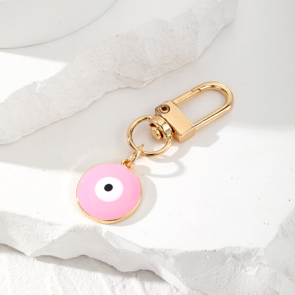 Cute Simple Style Evil Eye Alloy Keychain