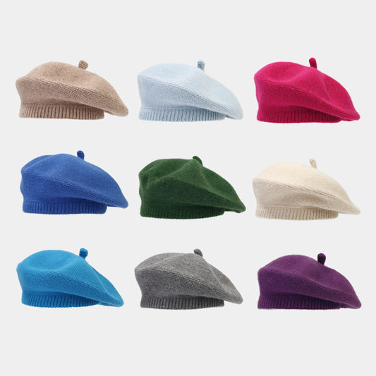 Women's Elegant Basic Simple Style Solid Color Eaveless Beret Hat
