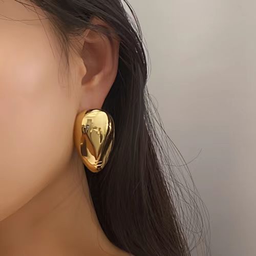 Casual Lady Streetwear Geometric Plating Copper Ear Studs