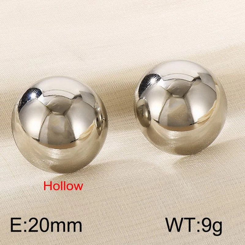 Wholesale Korean Style Titanium Steel Plating Stud Earrings Necklace