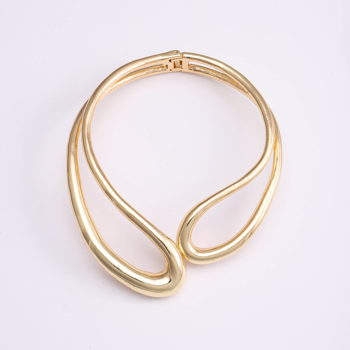 Nordic Style Exaggerated Geometric Alloy Plating Women's Bracelets Necklace