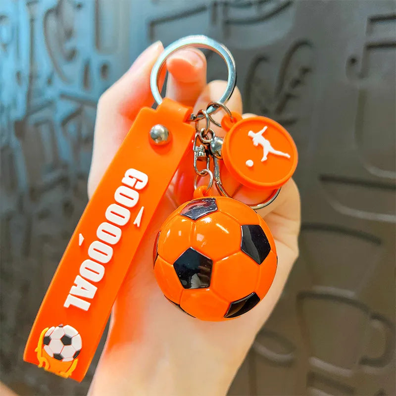 Simple Style Sports Football Arylic Unisex Bag Pendant Keychain