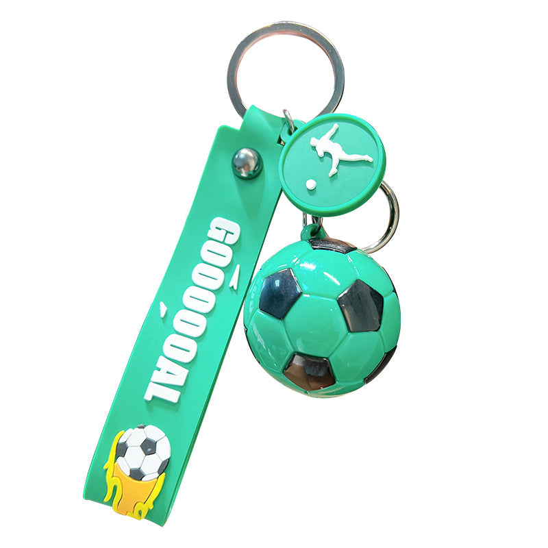 Simple Style Sports Football Arylic Unisex Bag Pendant Keychain