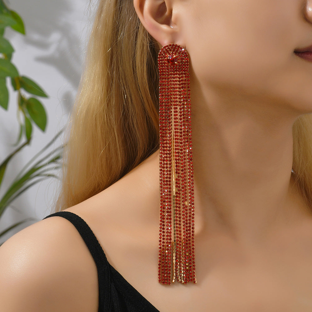 Exaggerated Long Earrings