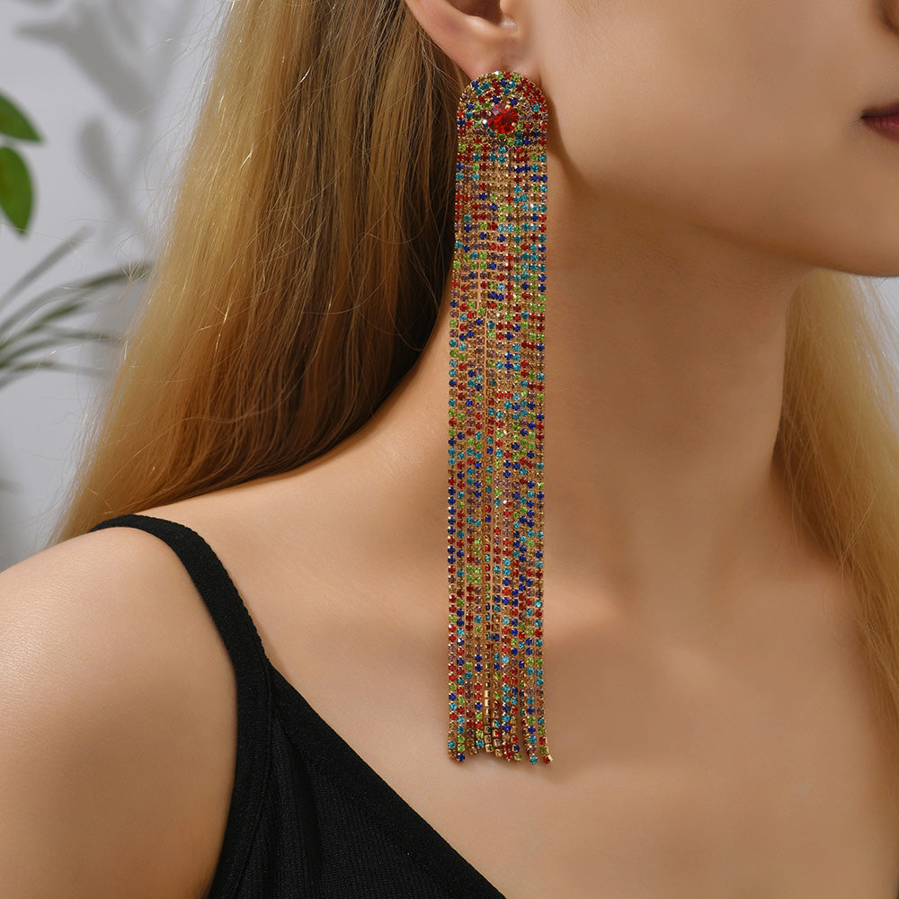 Exaggerated Long Earrings