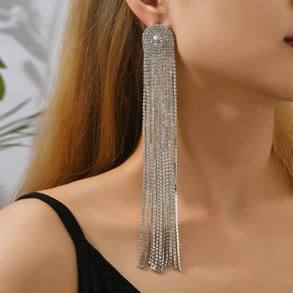 Exaggerated Long Earrings