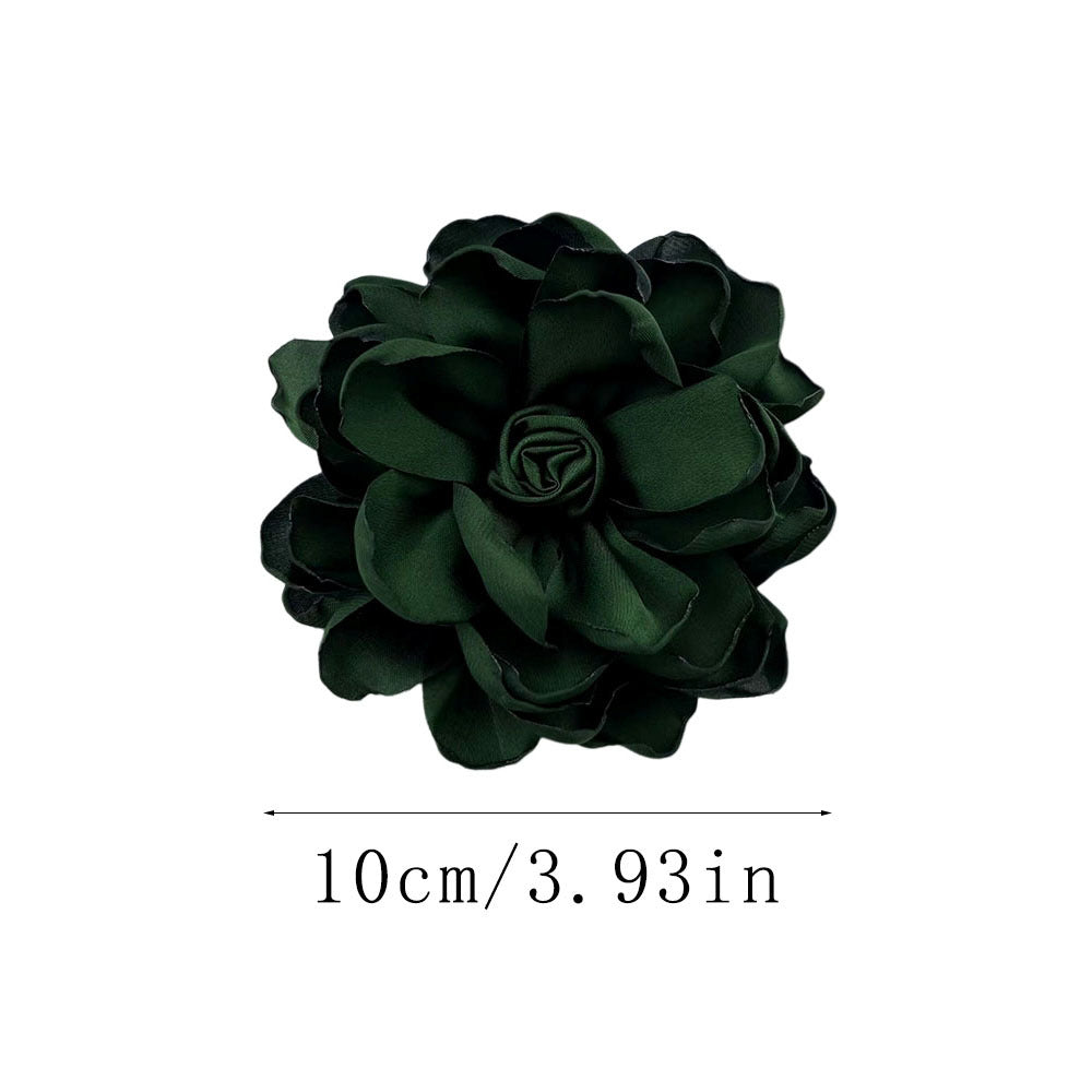 Κομψό Flower Satin Unisex Corsage, συσκευασία των 6 