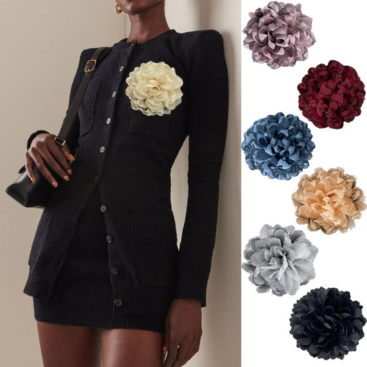 Elegant Flower Cloth Women's Brooches pack of 2