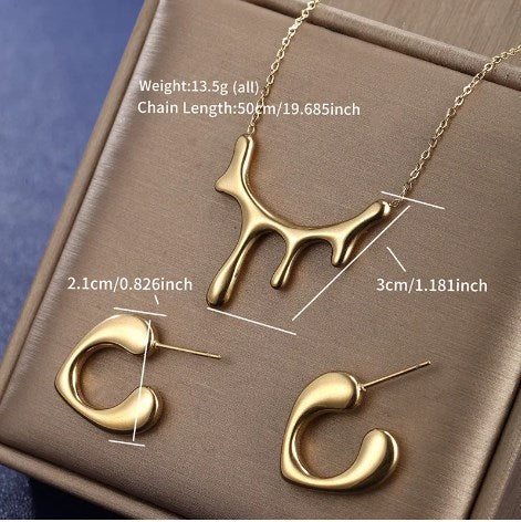 Stainless Steel Simple Style Solid Color Plating Earrings