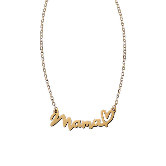 Casual Modern Style Classic Style Asymmetrical Letter Pendant Necklace