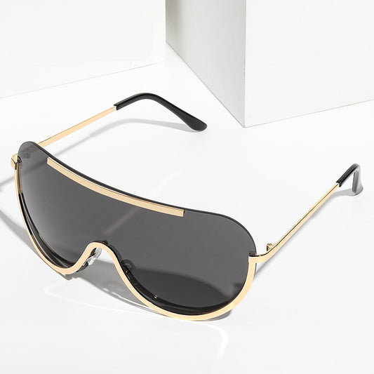 Simple Style Classic Style Color Block Pc Special-Shaped Mirror Frameless Women's Sunglasses