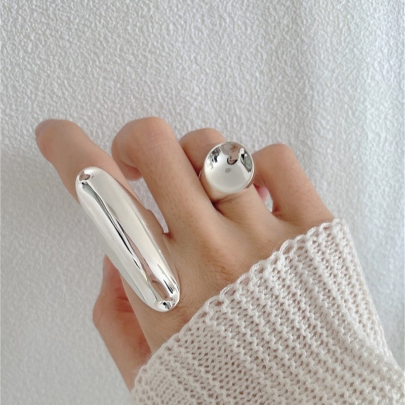 Exaggerated Punk Open Rings