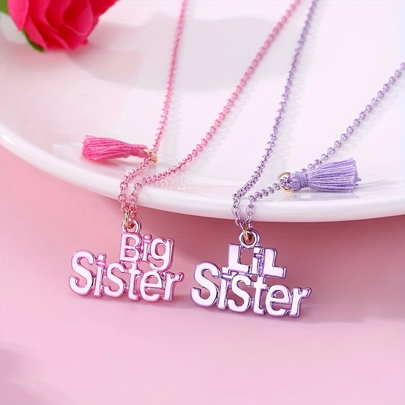 Casual Elegant Letter Alloy Zinc Wholesale Pendant Necklace