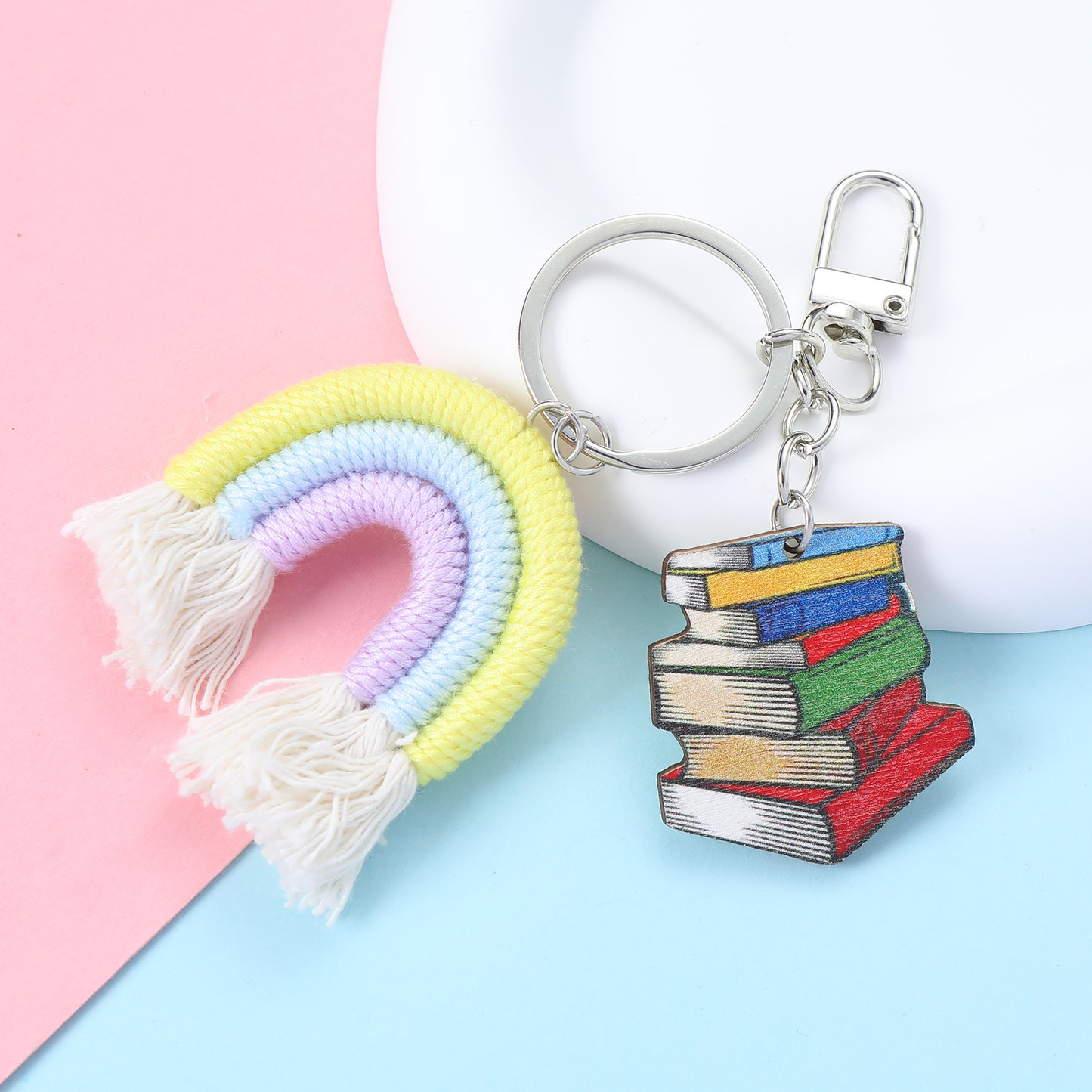 Best Teacher Asymmetrical Keychain