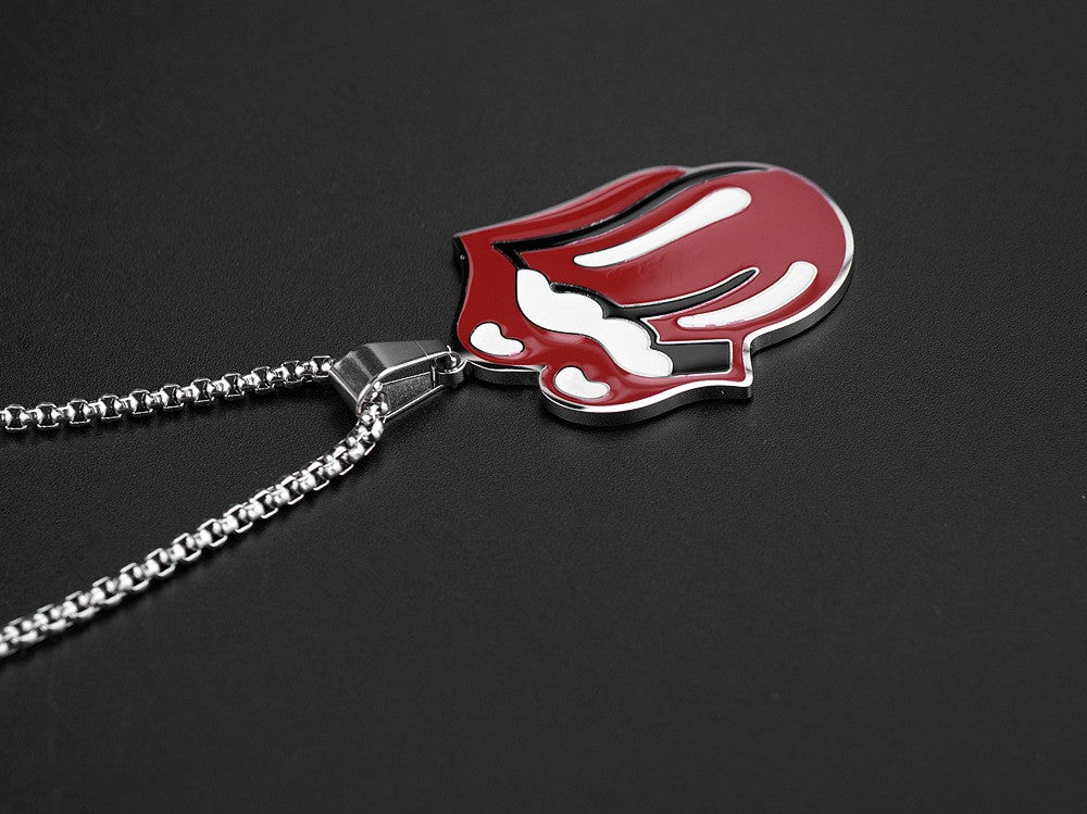 Hip-Hop Rock Punk Lickitung 304 Stainless Steel Unisex Pendant Necklace