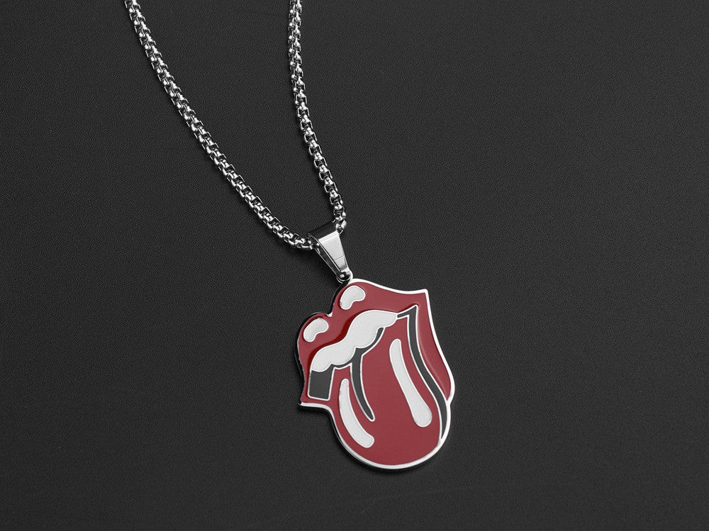 Hip-Hop Rock Punk Lickitung 304 Stainless Steel Unisex Pendant Necklace