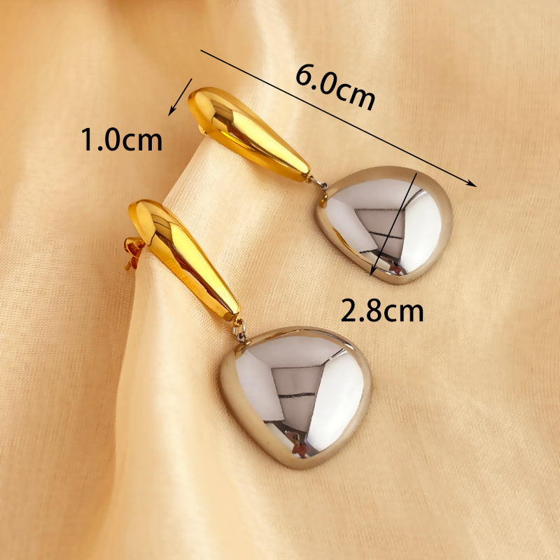 Elegant Stainless Steel  Drop Earrings