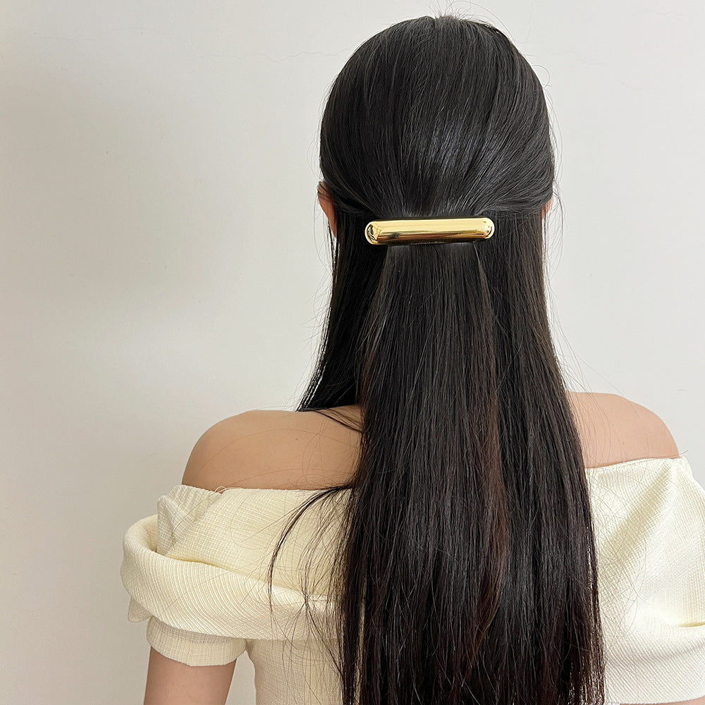 Women's Simple Style Solid Color Alloy Hair Clip